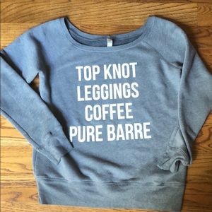 Pure Barre pullover sweatshirt